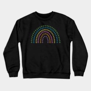 paw prints rainbow Crewneck Sweatshirt